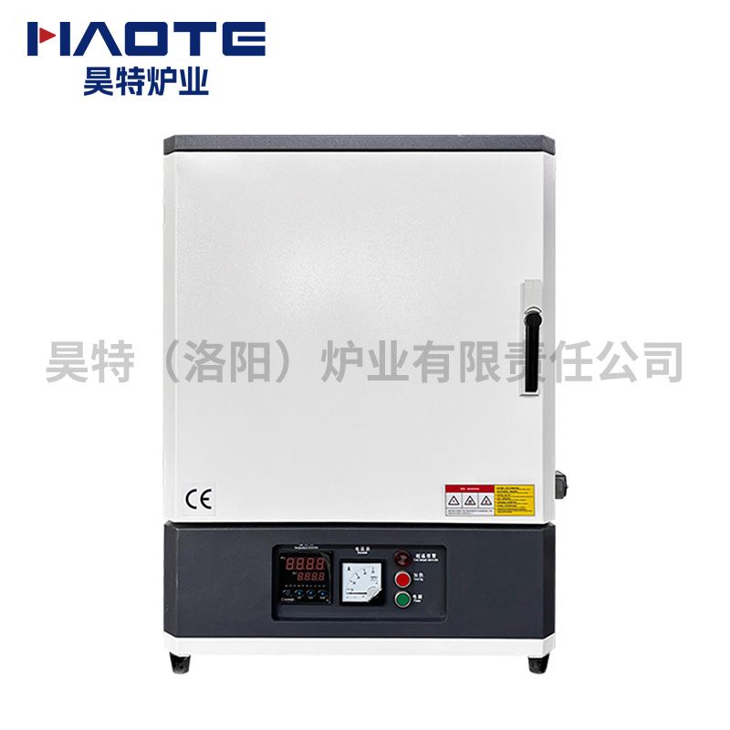 山東聊城馬弗爐300X250X250含煙囪1200℃電阻絲加（jiā）熱